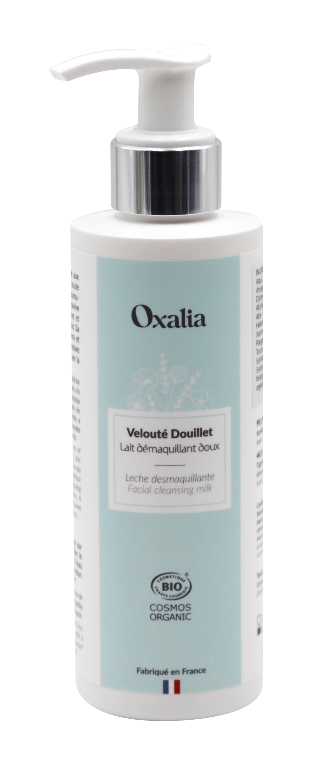 lait demaquillant velouté douillet bio OAXALIA
